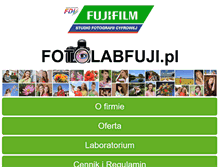 Tablet Screenshot of fotolabfuji.pl